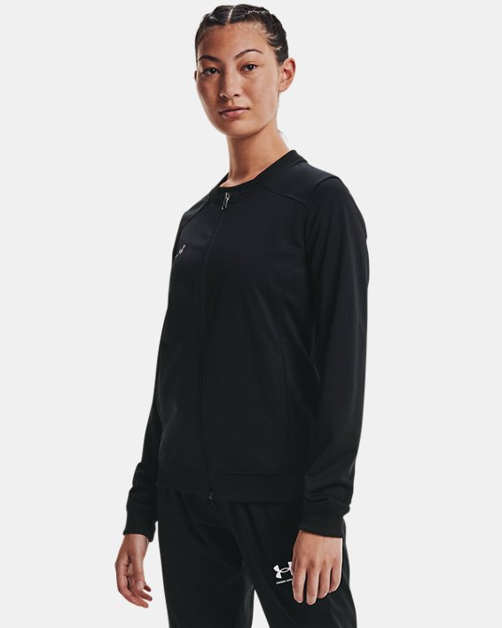 Women's UA Challenger II Track Jacket, Black, pdpMainDesktop image number 0